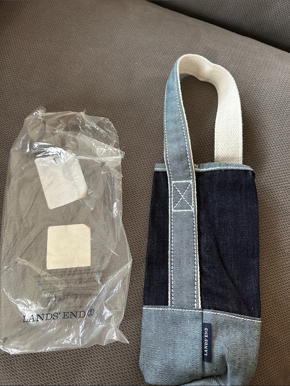 Lands End Wine TOTE